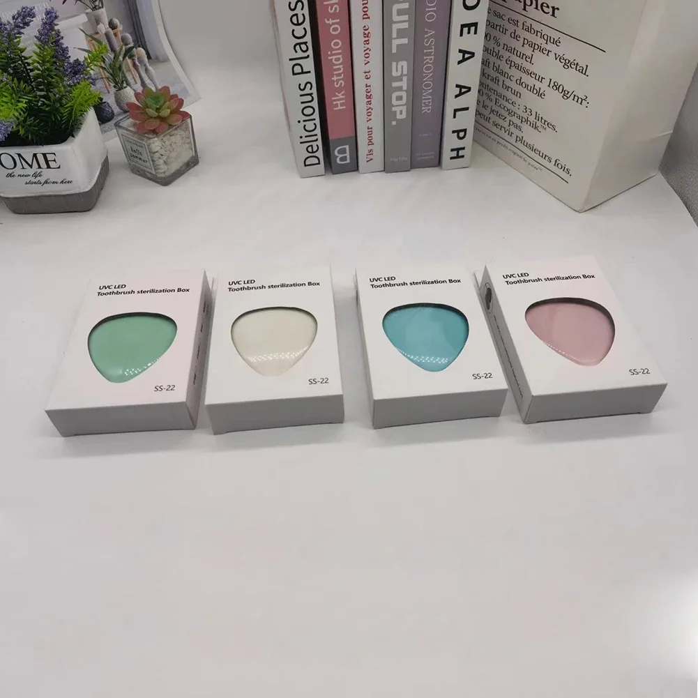 Toothbrush Sanitizer Holder Portable Mini Type-C USB Charging 150mAh Oral Care Teethbrush UV Disinfection Drying Sterilizer Box
