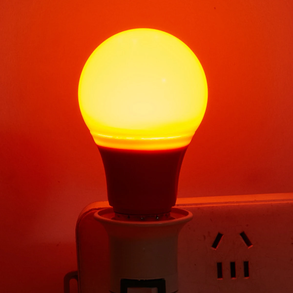 Led Yellow Bug Light Bulbs Orange Shell E27 A60 Spectral Mosquito Repellent 220v Indoor Zapper Bulb Fly Traps Attractant Catcher