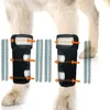 1PC Portable Metal Strips Dog Front Leg Brace Reflective Strips Adjustable Straps Knee Brace Non-Slip Breathable ACL Support