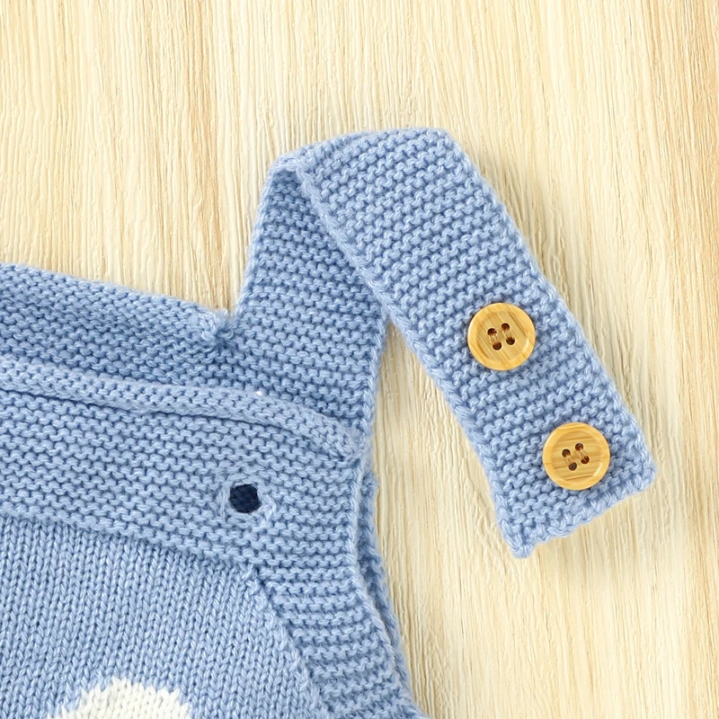 민소매 소녀 여름 Rompers 니트 아크릴 Onesie 0-18 개월 Bodysuit Sleepsuit