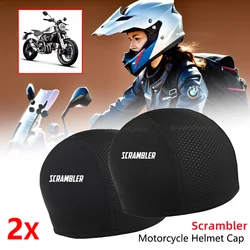 For Ducati Scrambler 400 800 1100 2014-2019 Motorcycle Balaclavas Helmet Inner Sweat Wicking Hat for Men Women Sports Hat Caps