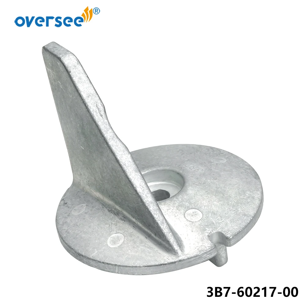 Zinc anode trim tab for Tohatsu Outboard Motor 2T 60HP 70HP 90HP 115HP 140HP 3B7-60217