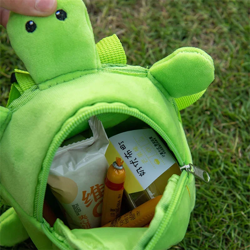 Cartoon Turtle Pet Backpack Outdoor Portable Carrier Small Medium Dog Leash Storage Bag Animal Shaped Travel Pack Pet Supplies