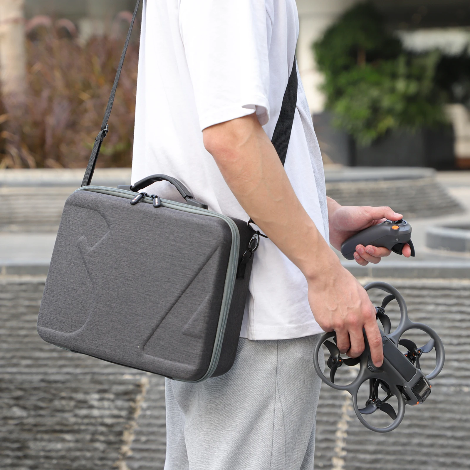 Portable Storage Case Combo Bag Carrying Handbag Remote Control Drone Bag Storage Accessories For DJI Avata 2/Goggles 3/FPV3