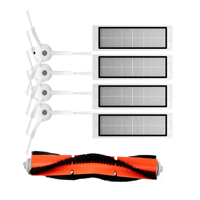 For Xiaomi Mi Robot Vacuum Cleaner 1/1S SDJQR01RR SDJQR02RR SDJQR03RR Roborock E3, S4, S4 Max, S5 Main Side Brush Filter 3