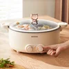 8L 2000W Electric Hotpot Multi-functional Cooking Pot Non-stick Household Mandarin Duck Electric Hot Pot Multi Cooker 220v 5