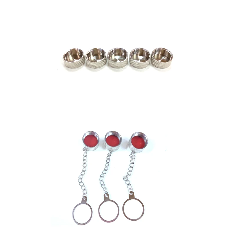 Pack of 2 Dust Caps - Protective Covers for RF Coaxial Connectors