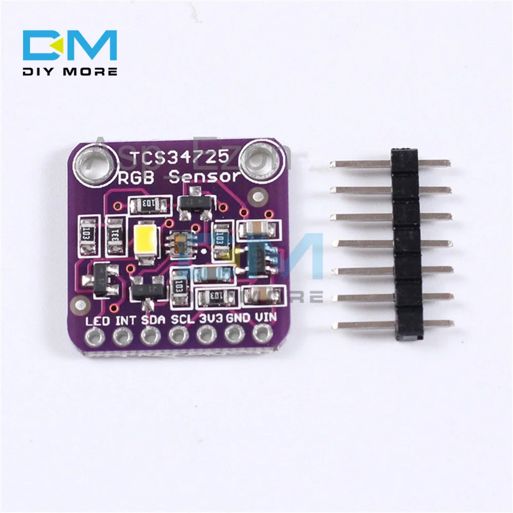 TCS34725 RGB цветной датчик с ИК-фильтром и белсветодиодный светодиодным модулем для