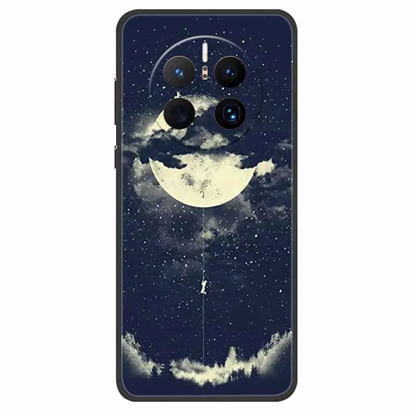 Premium Soft TPU Painted Case for Huawei Mate 50 Pro - Stylish Silicone Cover, 6.74