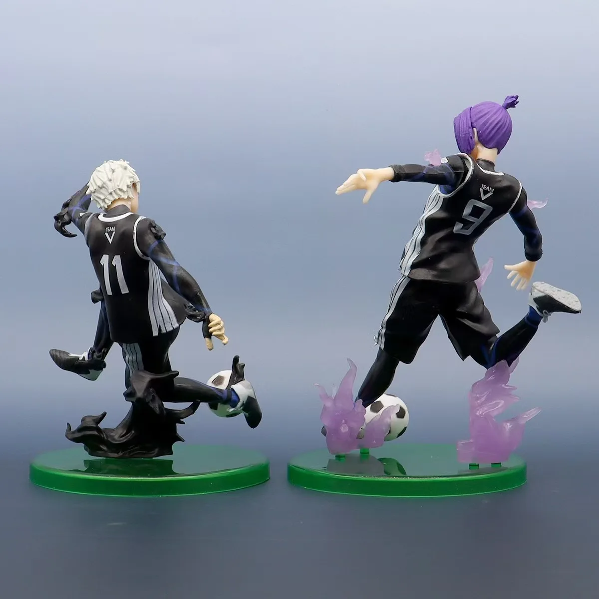 Epitome Blue Lock Set 6 Figure Anime Versione Q, Personaggi Isagi, Nagi, Reo, Bachira, Statue In PVC Collezione Desktop, Altezza 9cm - 3