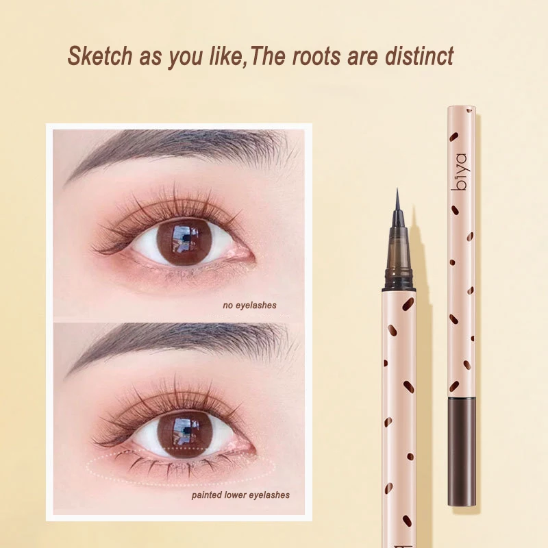 Liquid Eyeliner Eyeshadow Stick Lying Silkworm Pencil Grey Brown Lasting Waterproof Ultra-fine Eyelash Pen Cosmetic Makeup Tools liquid eyeliner eyeshadow stick eyeshadow pencil eyeshadow pen eyeliner pencil makeup pen eyeshadow eyeliner liquid eyeshadow