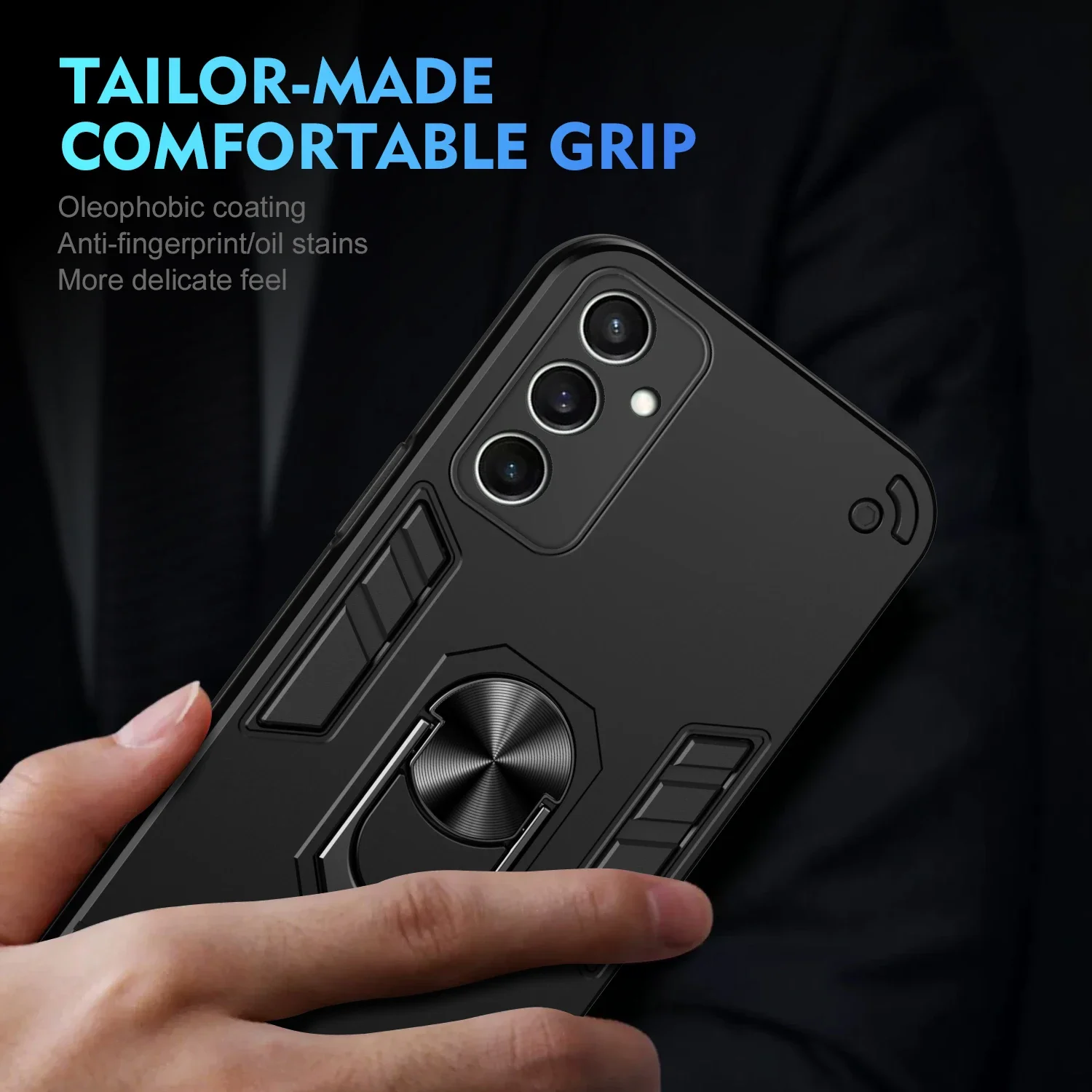 Ring Armor Protective Kickstand Case - Durable Cover with Enhanced Grip