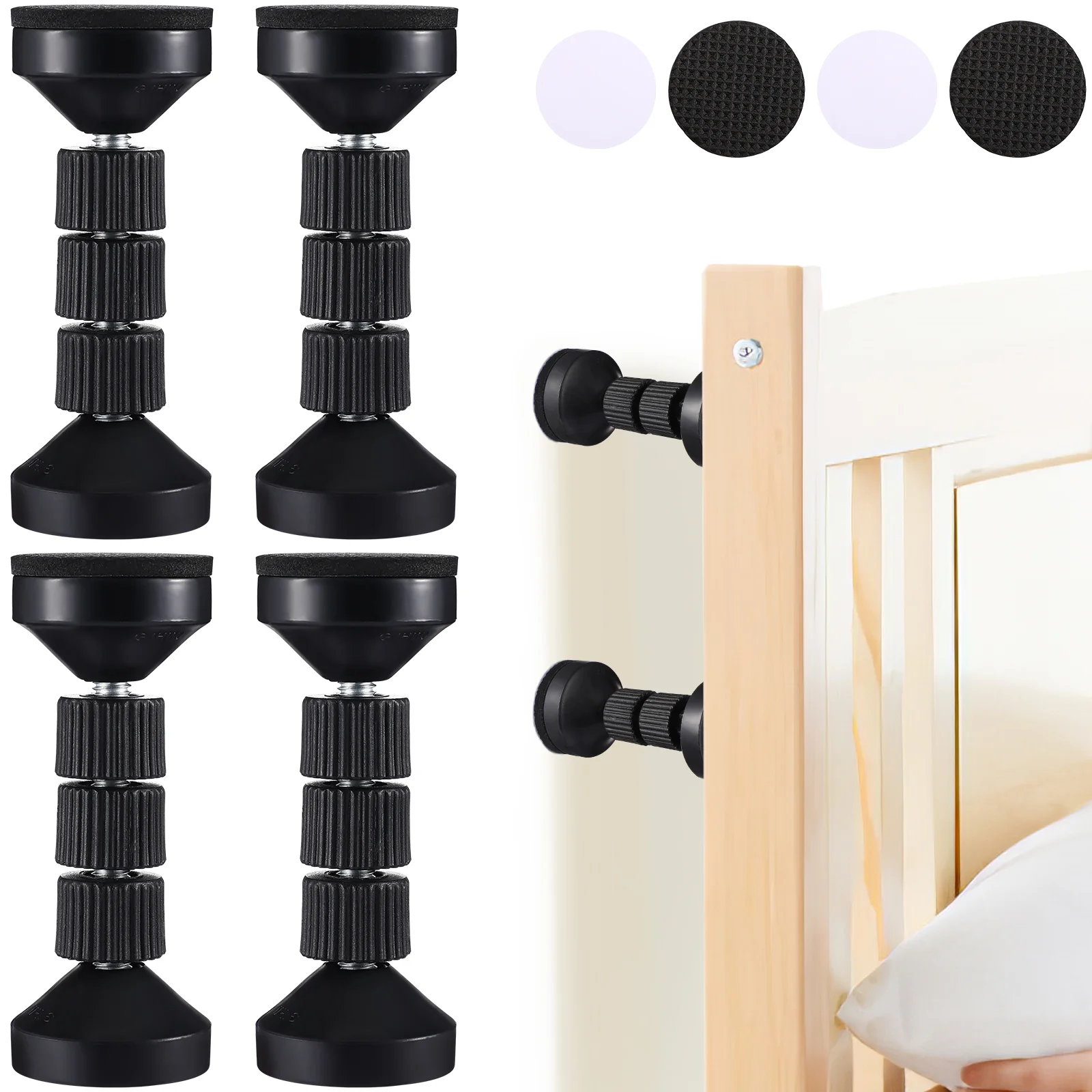 

Adjustable Threaded Bed Frame Anti-Shake Tools Headboard Stoppers Telescopic Support For Bed Cabinet Sofa Hardware Fastener