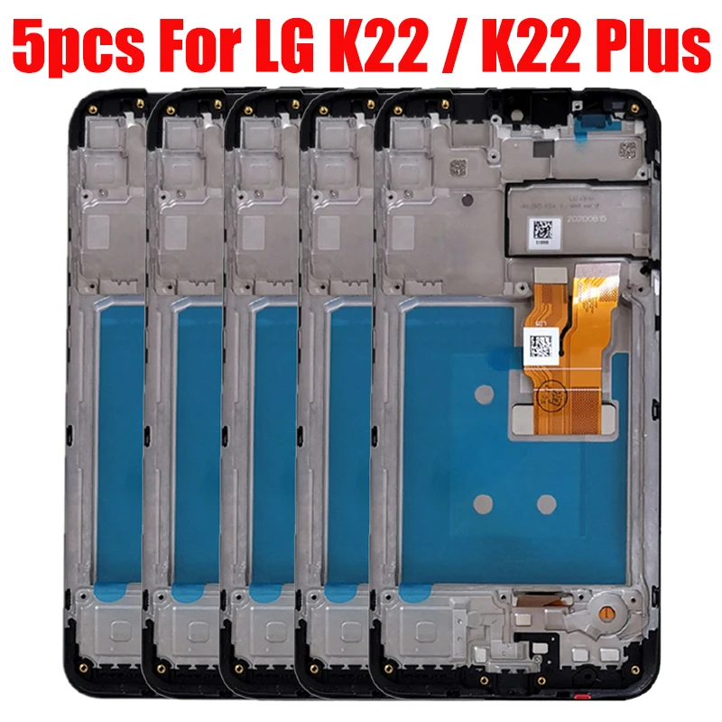 

Original LCD For LG K22 / K22 Plus LMK200Z LMK200E LMK200B LM-K200 LCD Display Pantalla Touch Screen Digitizer Assembly Frame