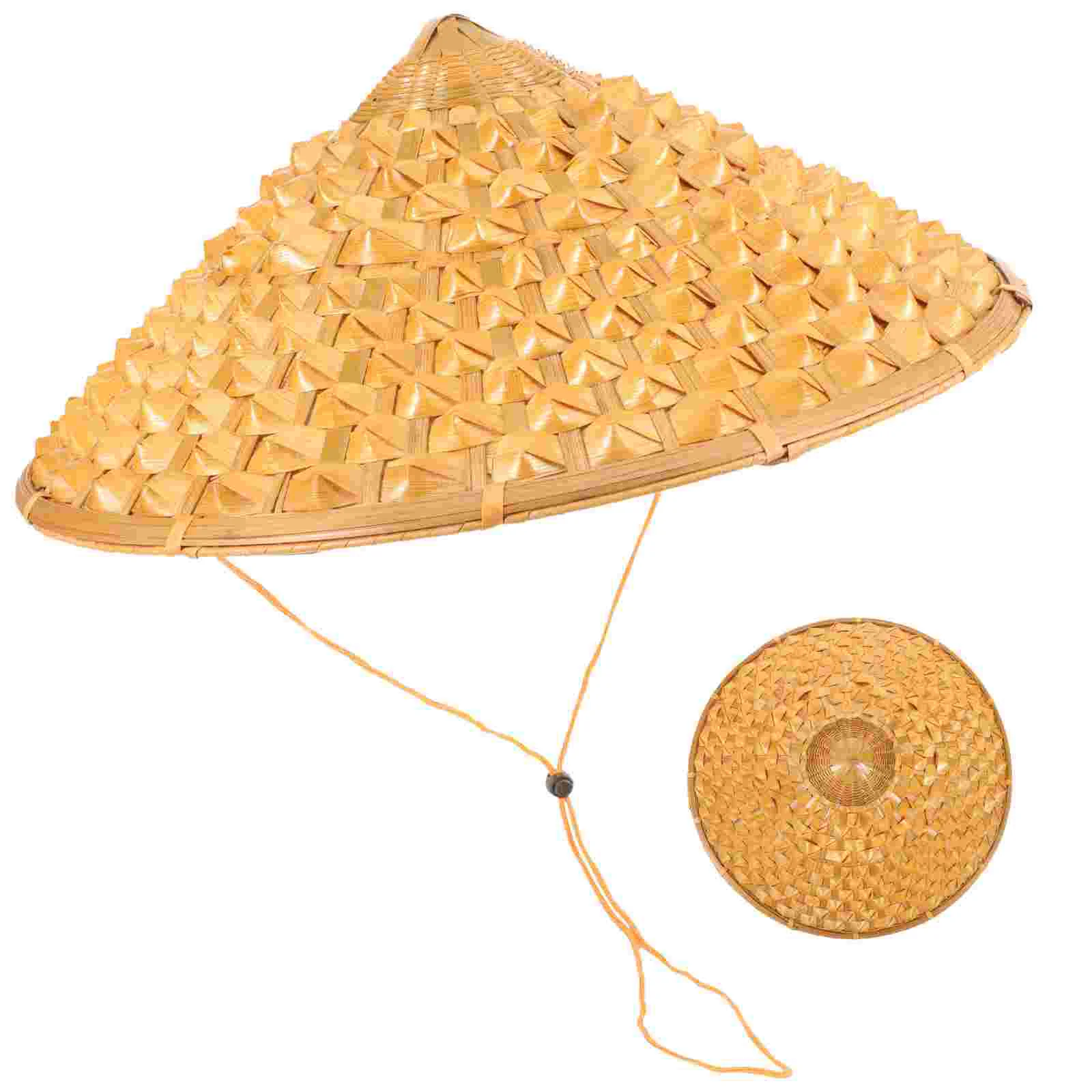 Bamboo Woven Hat Stage Performance Bamboo Hat Chinese Style Sun sun hat sun protection hat