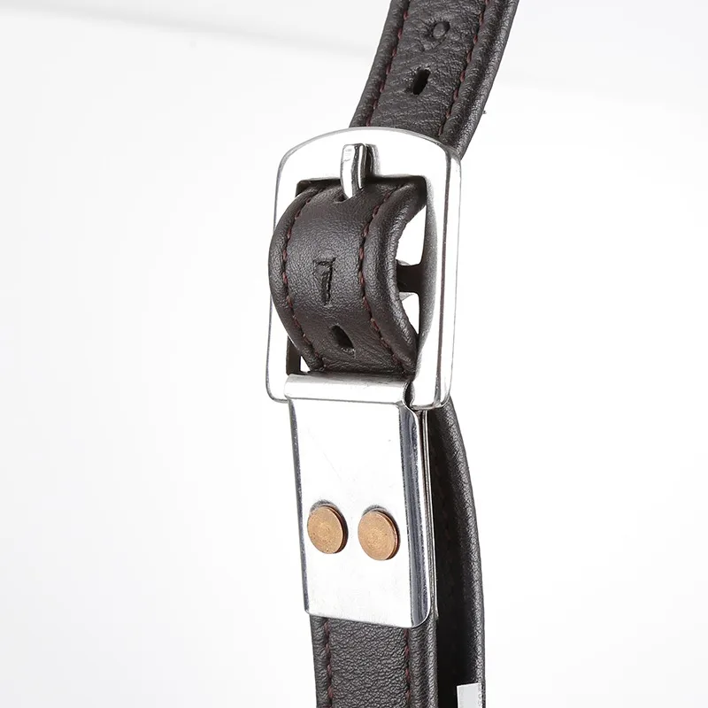 Cavassion good quality stirrup straps black color Cowhide strap ride horse light color equestrian equipments 6