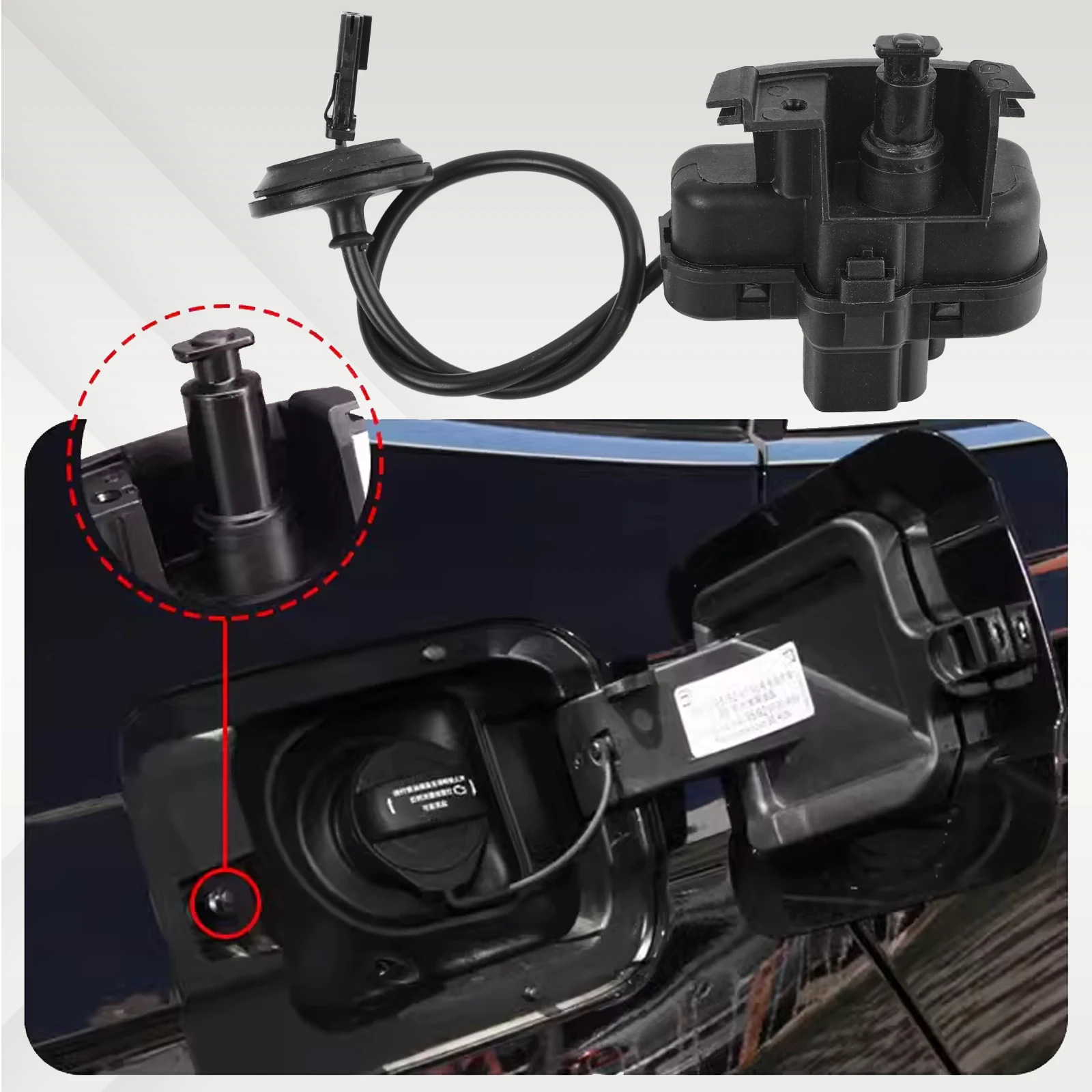 Fuel Flap Fuel Tank Cap Door Lock Actuator Motor Control