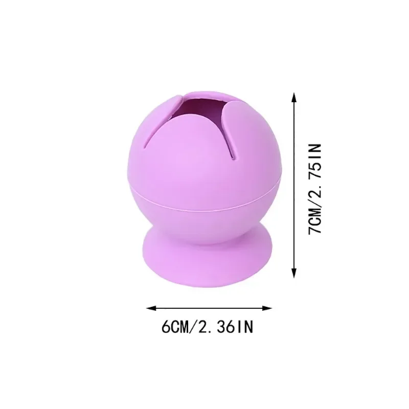 Silicone Desktop Garbage Collection Box with Suction Cup