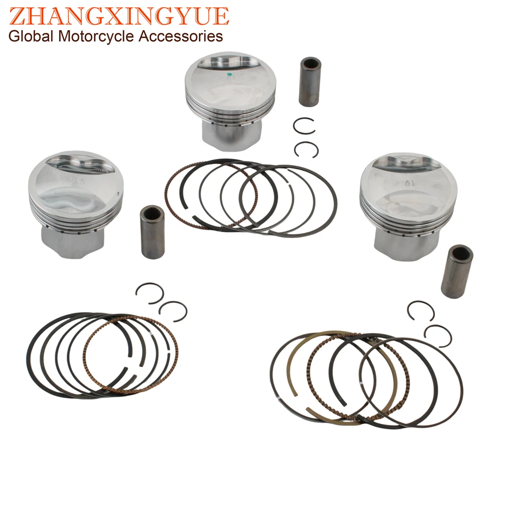 4-Valve 58.5mm 61mm 63mm YW125 Bws125 Mio125 Racing Piston Kit For