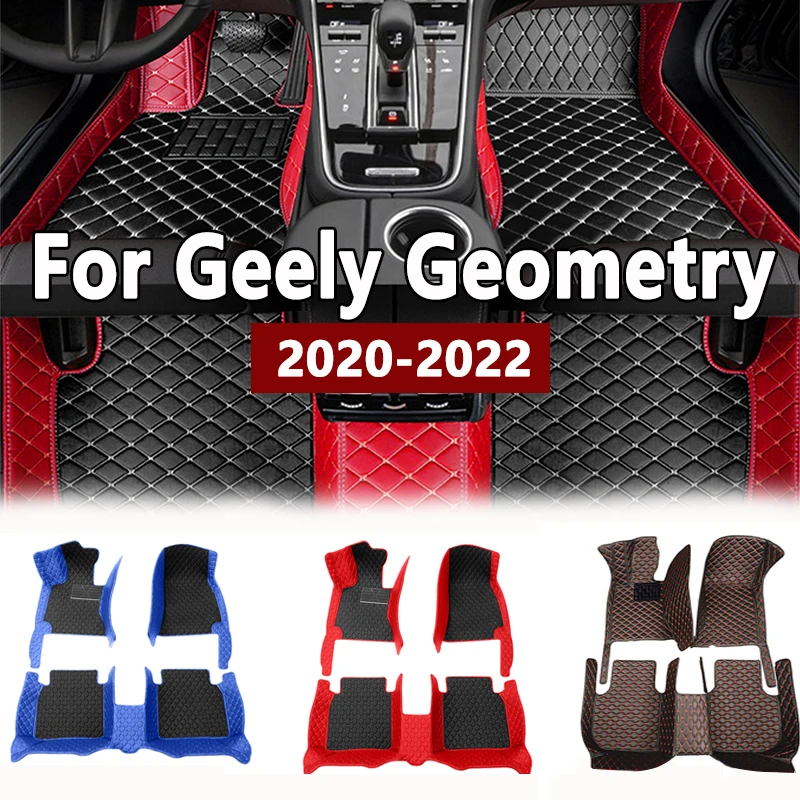 

Индивидуальные автомобильные коврики для Geely Геометрия C 2020-2022 года, экологически чистые кожаные автомобильные аксессуары, детали интерьера