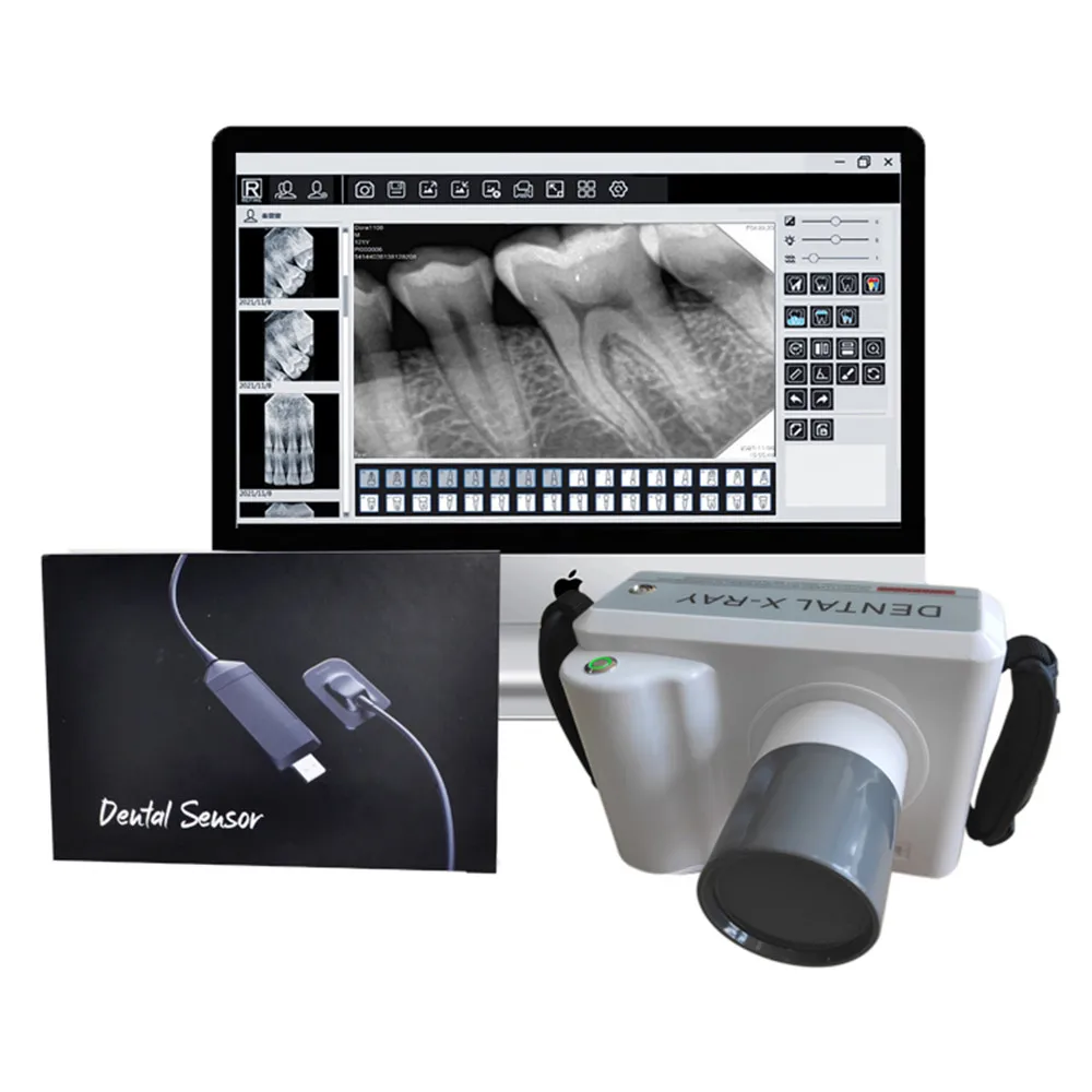 

Dental X Ray High Quality Digital Portable Dental X-ray Wireless Handheld Dental X Ray Unit with sensor big size