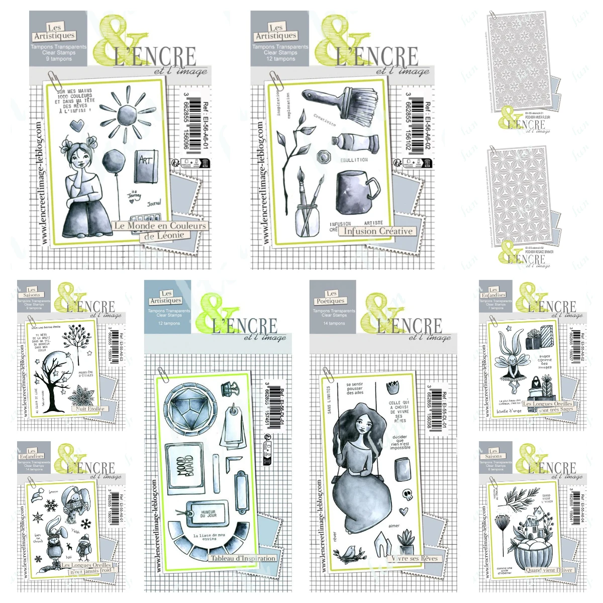 World of Colors Creative Clear Stamps Silicone Seals for DIY ...