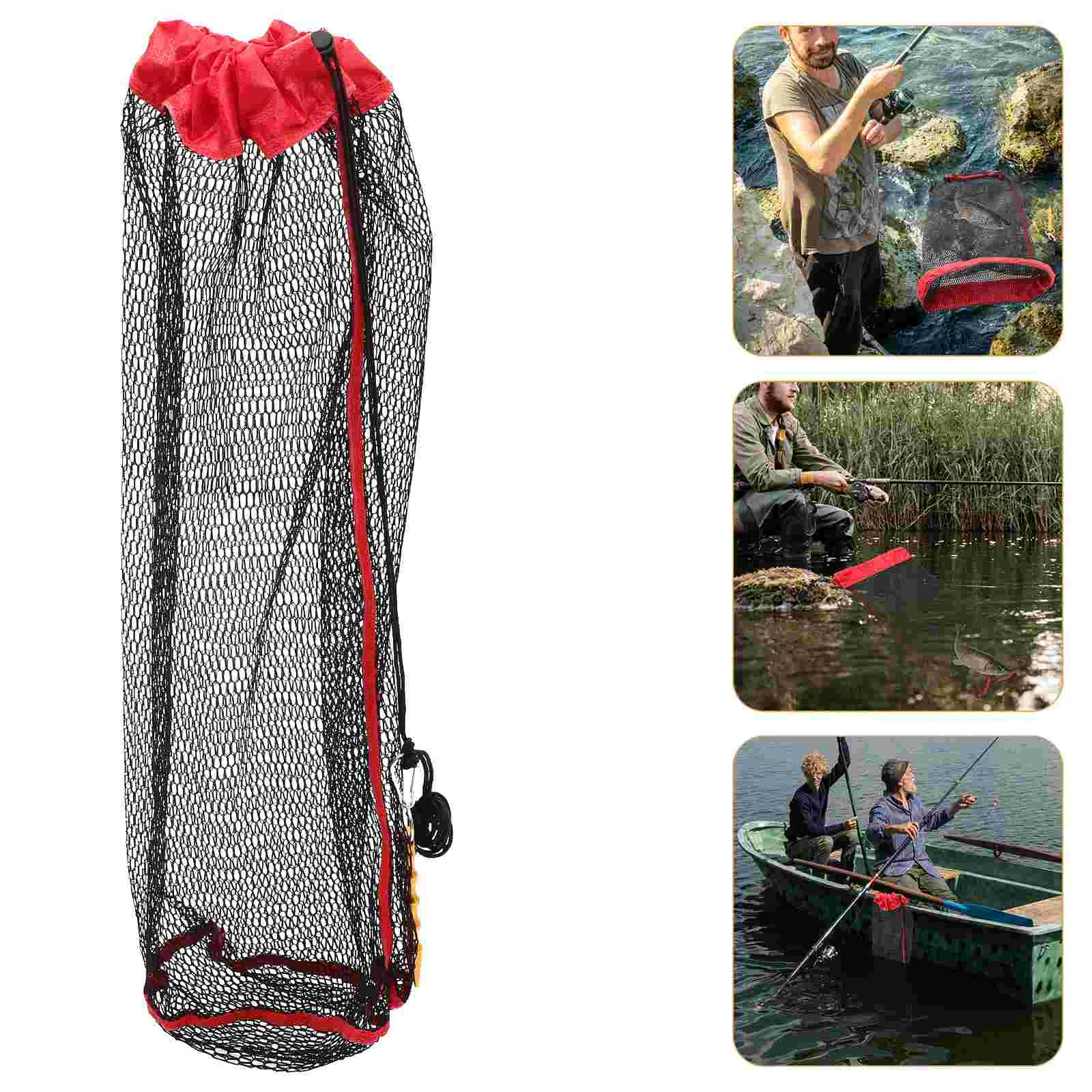 

Fishing Net Guard Netting Catch Nets Foldable Tools Locating Mesh Cage Guards Cast Folding