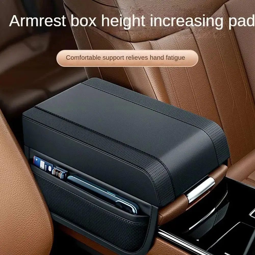 Armsteun hoes voor auto - lederen armleuning stoelbox cover