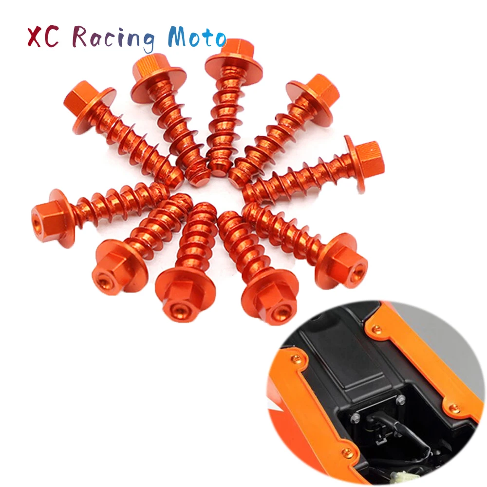 

Tapping Screw Bolt Kits For KTM 125 200 250 300 350 400 450 500 530 660 690 1190 1290 SX EXC XC SXF SMR XCW Husqvarna Husaberg