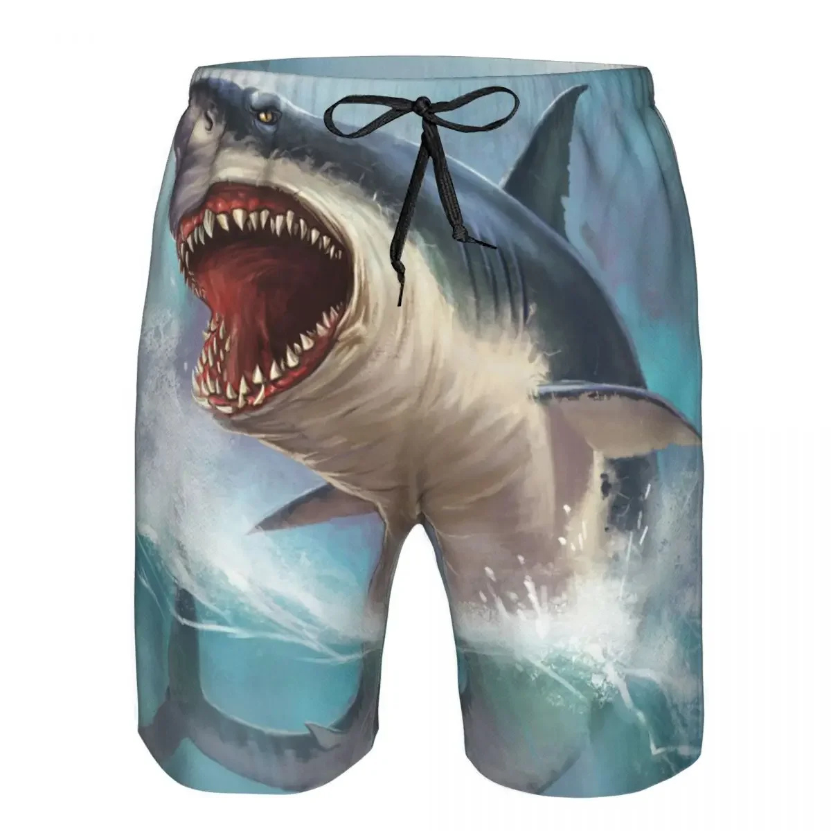 

Mens Swimming Shorts Swimwear Shark Mouth Men Trunks Swimsuit Beach Wear Boardshorts