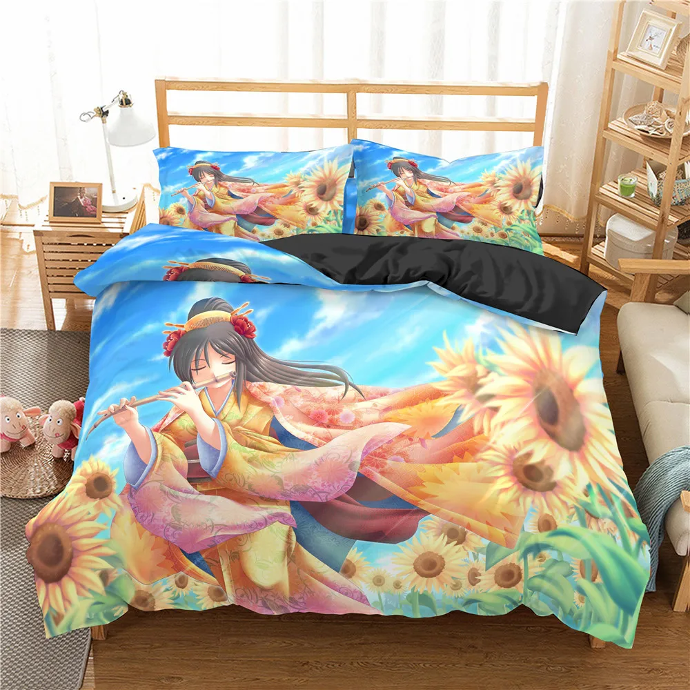 Anime Bedding Duvet Covers 3D Print Big Collection India  Ubuy
