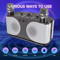 Karaoke Portable Wireless Bluetooth Speaker With Microphone Machine Subwoofer Powerful Sound Box Music Caixa De Som Bocina Audio - Image 5