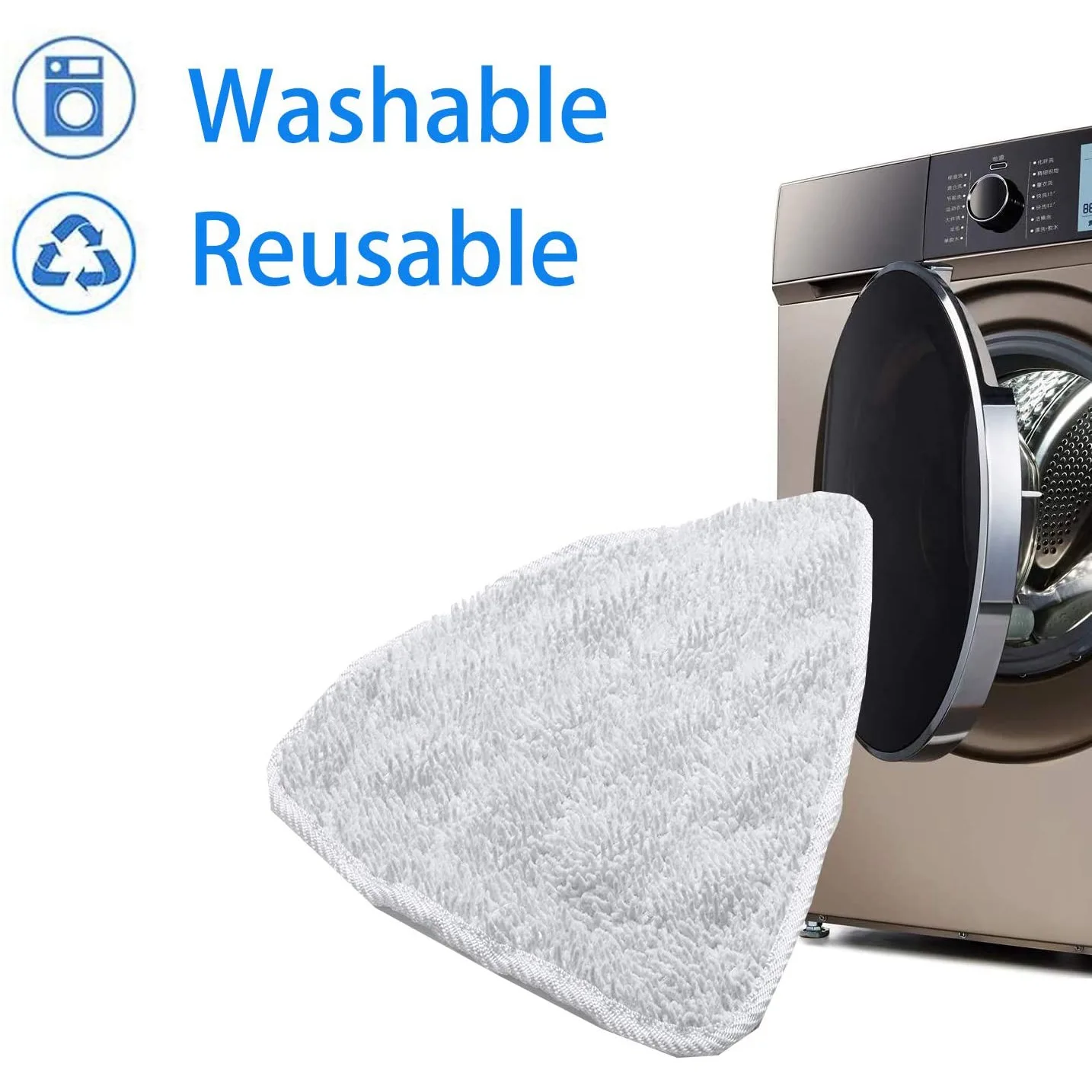 Ricariche Di Stoffa Per Mocio A Vapore In Microfibra Per Sostituzione Della Testa Del Mocio A Vapore O-Cedro Per Mocio Spray Vileda/Ocedar 3 Pezzi