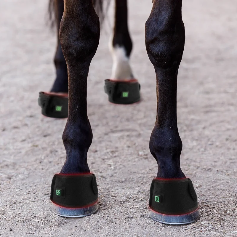 1pc unique 660nm 850nm equine red infrared light therapy horse hoof wraps red light therapy pads for horses