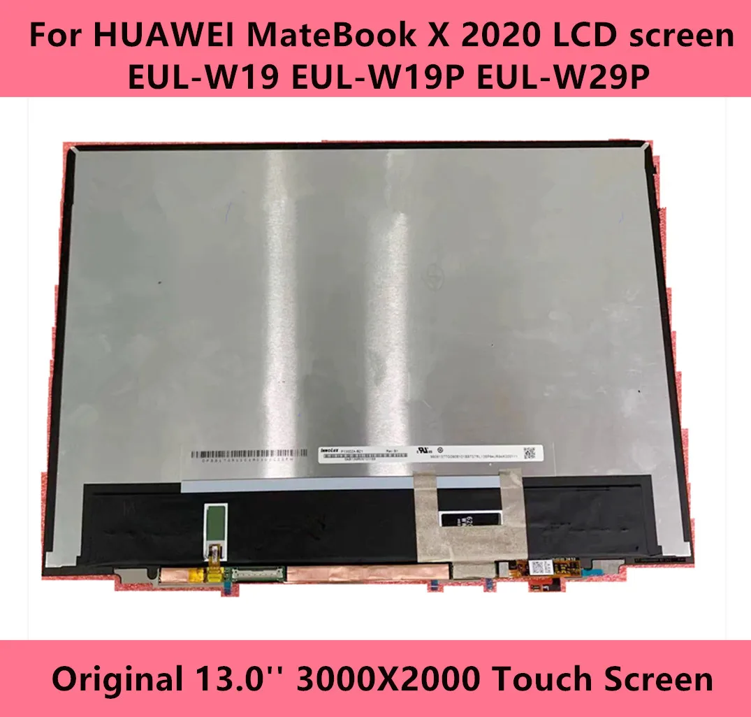 화웨이 메이트 북 X 13.0 EUL-W19P 터치 디지타이저 LCD 디스플레이 ..