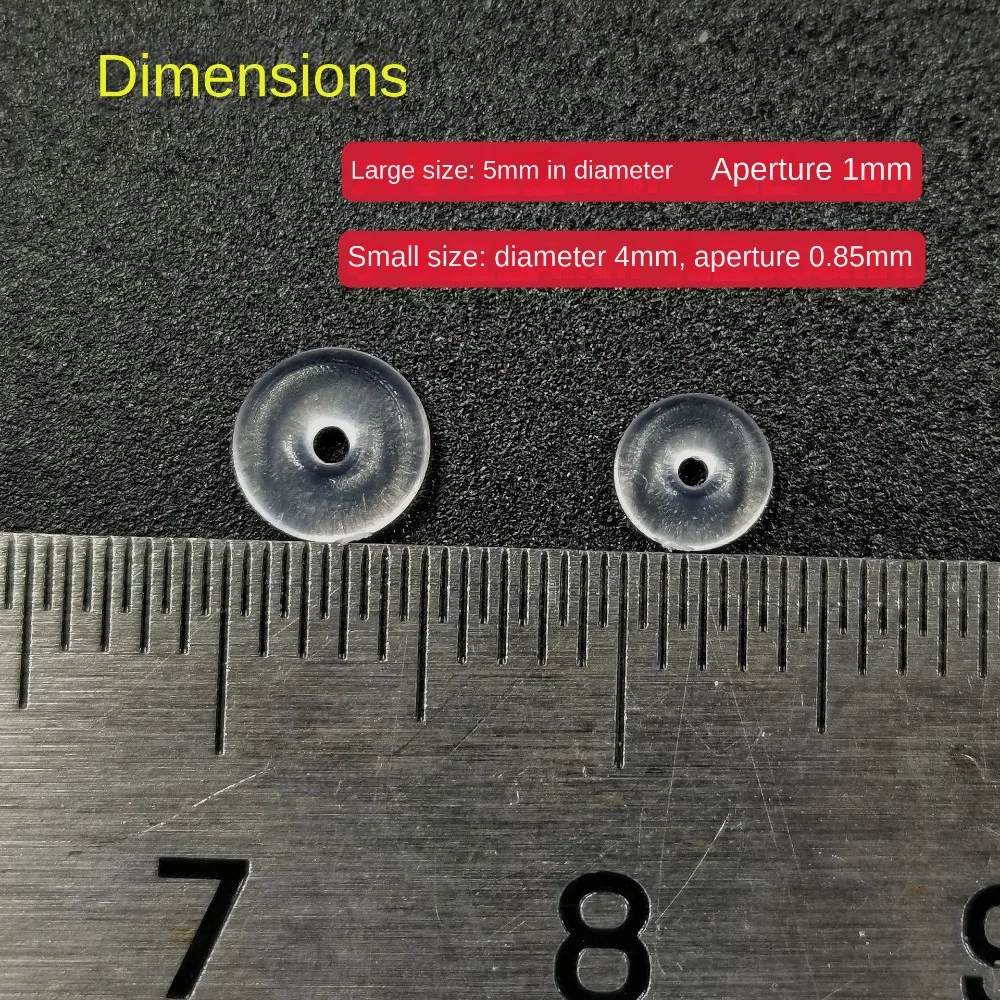 100pcs/lot Luminous Half Round Stopper Beads Fishing 4.0/5.0mm for Sea Fishing Floating Tackle Accessories Tools