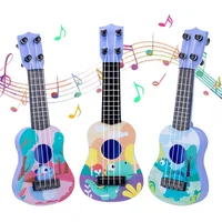 Mini Ukulele Guitar Toy Skill Improving Classical Early Educational Musical Instrument for Boys Girls Children Baby Xmas Gifts 1