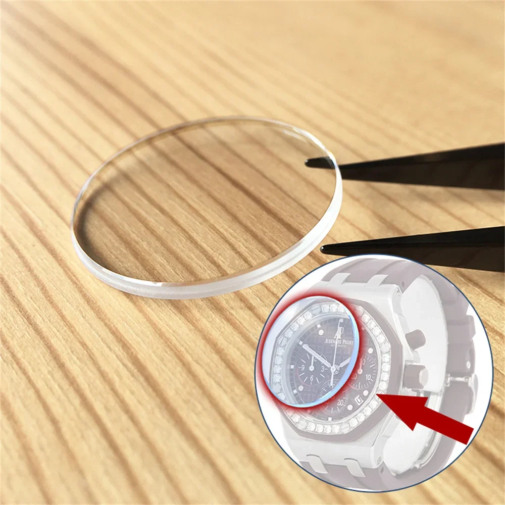 26048 Orologio Vetro Cristallo Zaffiro Adatto Per Ap Audemars Piguet Royal Oak Offshore 37Mm Orologio Da Donna