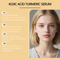 Spray et sérum à l'acide kojique et au curcuma, soin à la kératine, solution exfoliante et peeling, soin nourrissant et hydratant pour la peau, fermeté cutanée 5