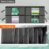 Big Capacity Quilt Clothes Storage Bag Duvet Blanket Sorting Bags Dustproof Closet Under-Bed Storage Moisture Proof Organizer 2
