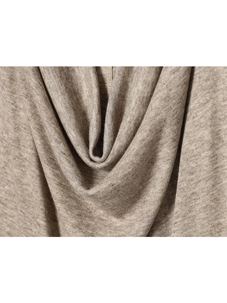 Spring New Women Swinging Collar T Shirt Tops Solid Slim Fit Long Sleeve T-shirts Casual Streetwear Fashion Ladies Basic Tees