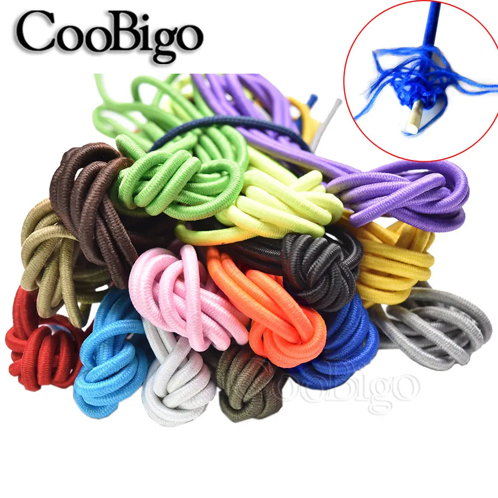 25 Meters 2mm Round Elastic Rubber Band Shock Rope Bungee Cord String Line  for Garments Shoelace Bag Sewing Accessories