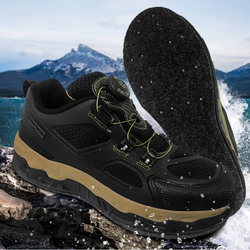Waterproof Fishing Wader for Men Anti-slip Rock Fishing Shoes Spring Summer Shoes Boots Breathable Size 39-46
