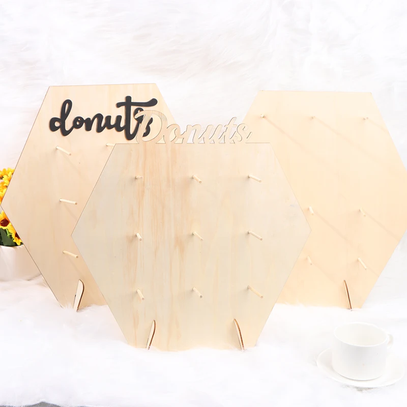

1pc Donuts Wall Stand Dessert Cake Display Rack Wedding Birthday Party Decor