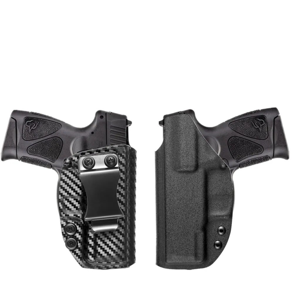Carbon Fiber kydex IWB Internal Holster For Taurus G2C G3C G2S PT111 G2 PT140 9mm .40 Charger Port Magazine Holder Flap Claw pistol holster gun holster gun accessories