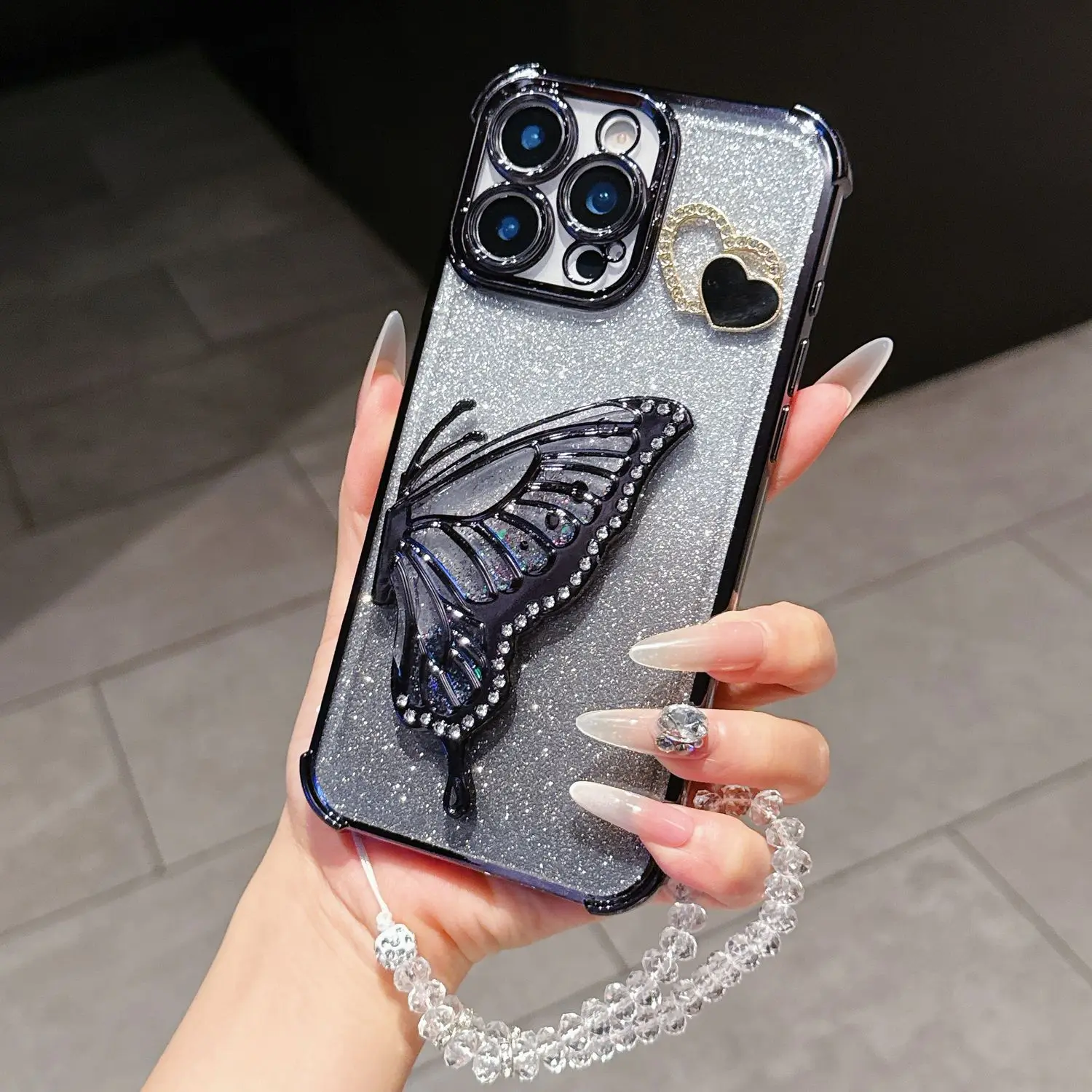 Premium Magnetic Plating Clear Shockproof Silicone Case