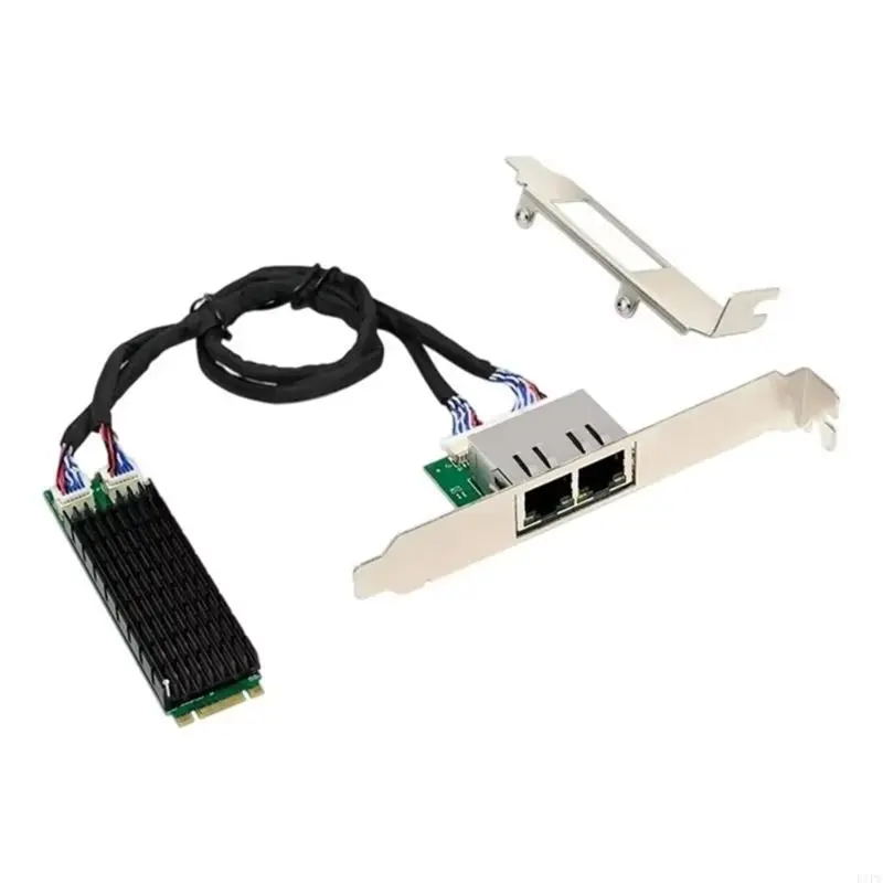 M67K-M.2 B+M 키 RJ45 네트워크 카드 2.5G 기가비트 이더넷 카드 I226-T2 듀얼 포트 네트워크 카드