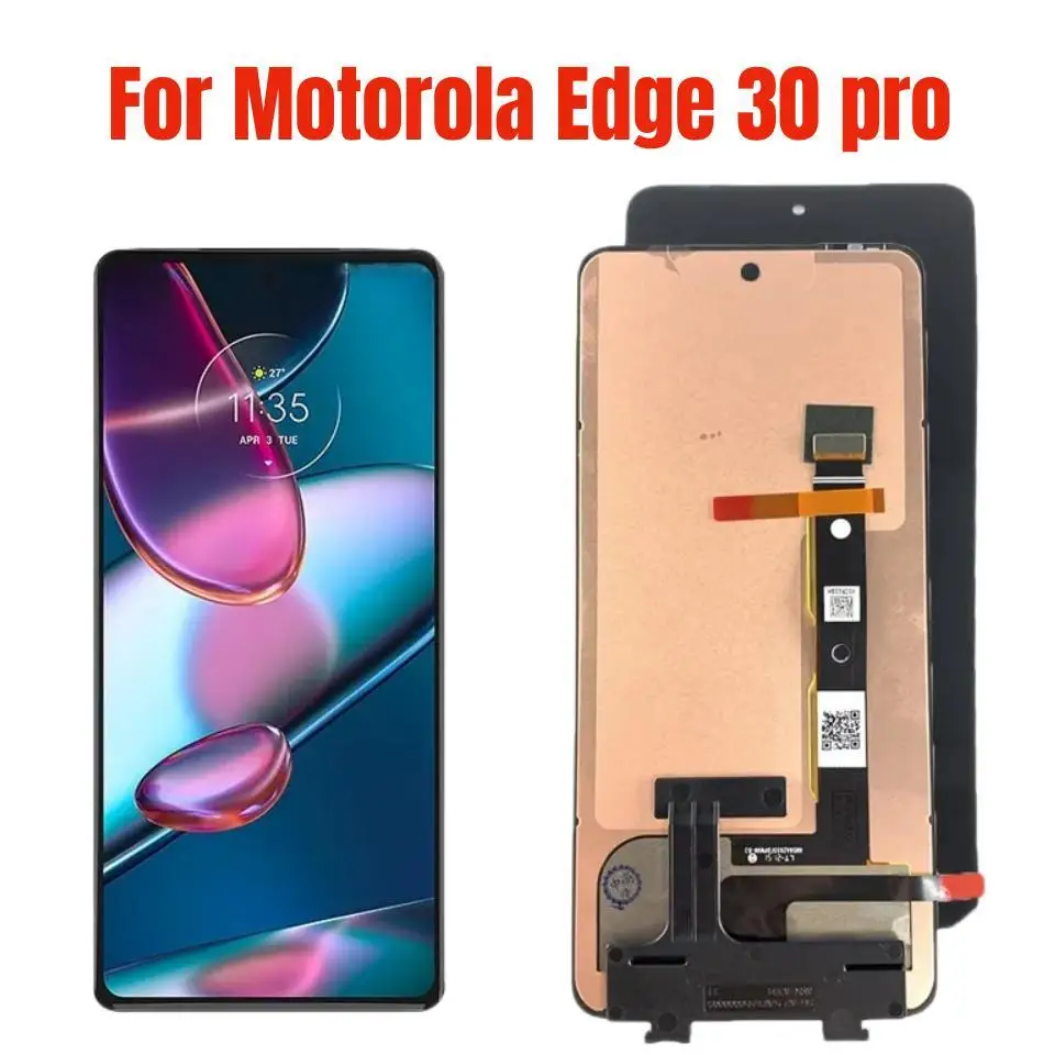 

Оригинальный ЖК-дисплей для Motorola Edge 30, сенсорный экран для Moto Edge 30 Pro, цифровой преобразователь ЖК-экрана в сборе