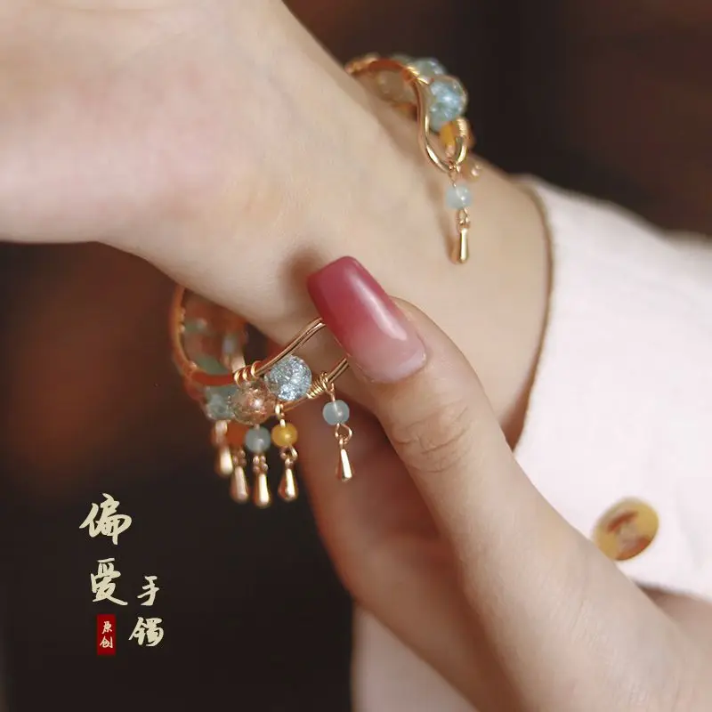 

Antique High-end Exotic National Style Tassel Bracelet Bracelet Accessories Little Red Book Ins Dunhuang Flying Style HandString