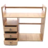 NEW Bamboo Desk Bookshelf Small Expandable Desktop Organizer Table Top Bookcase 4